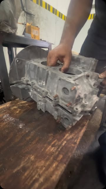 Inspección de un bloque de motor
